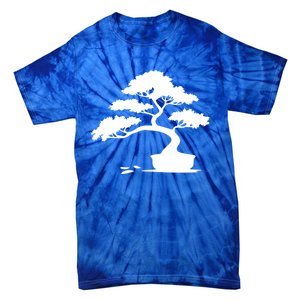 Bonsai Funny Gift Bonsai Tree Gift Mini Tree Silhouette Cushion Funny Gift Tie-Dye T-Shirt