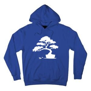 Bonsai Funny Gift Bonsai Tree Gift Mini Tree Silhouette Cushion Funny Gift Tall Hoodie