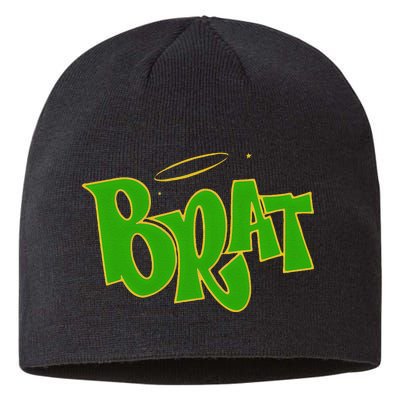 Brat Funny Gift Sustainable Beanie