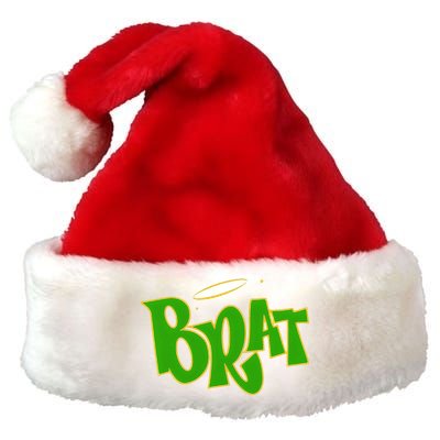 Brat Funny Gift Premium Christmas Santa Hat