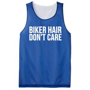 Biker Funny Gift Meaningful Gift Biker Hair Don't Care Gift Mesh Reversible Basketball Jersey Tank