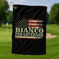 Bianco For Governor Golf Towel