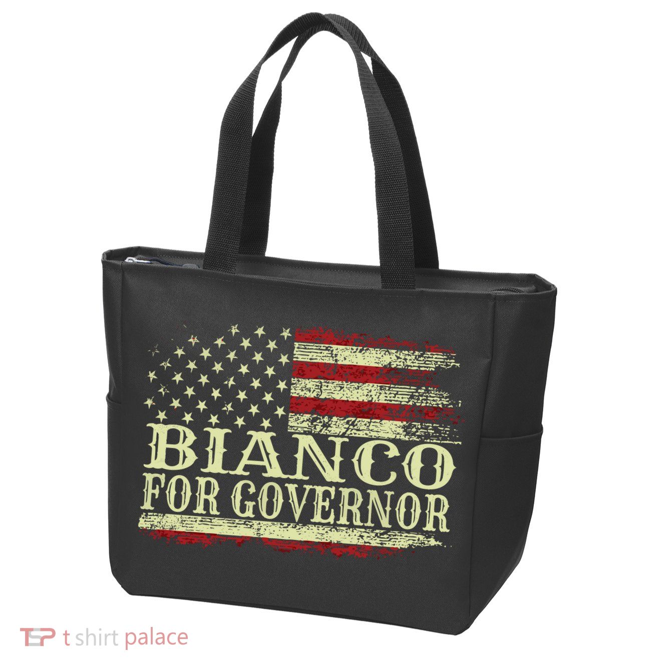 Bianco For Governor Zip Tote Bag