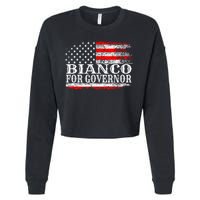 Bianco For Governor Cropped Pullover Crew
