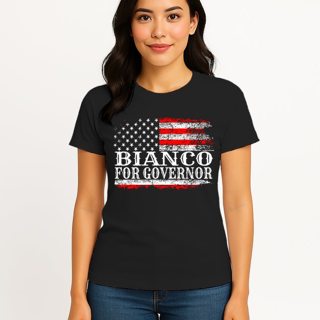 Bianco For Governor Womens T-Shirt