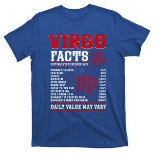 Birthday Funny Gift Virgo Facts Gift T-Shirt