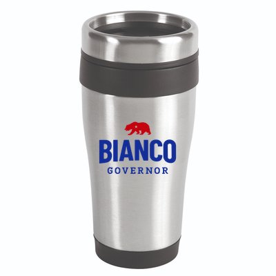 Bianco For Governor 16oz Travel Tumbler