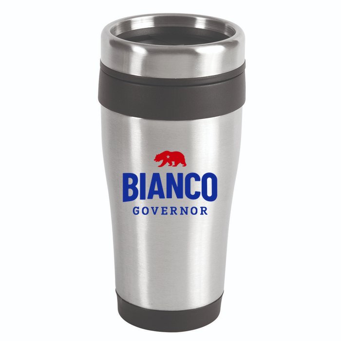 Bianco For Governor 16oz Travel Tumbler
