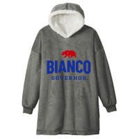 Bianco For Governor Hooded Wearable Blanket