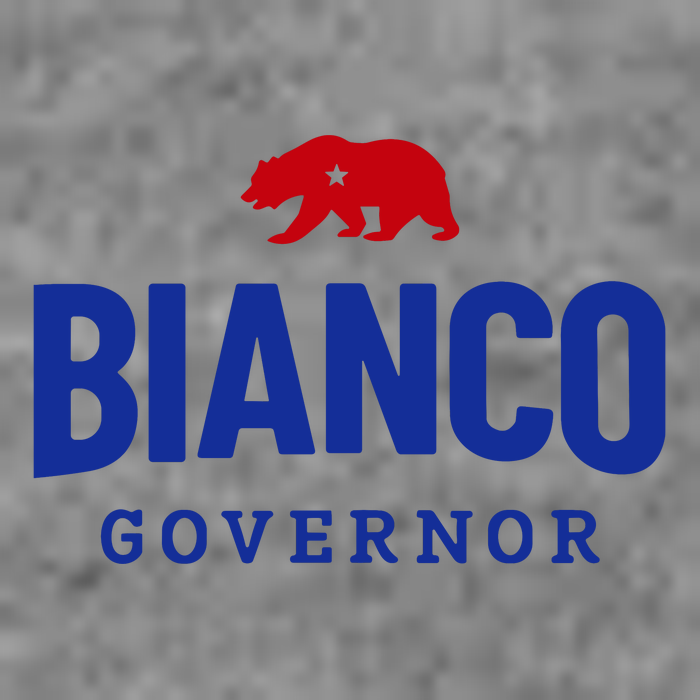 Bianco For Governor Hooded Wearable Blanket