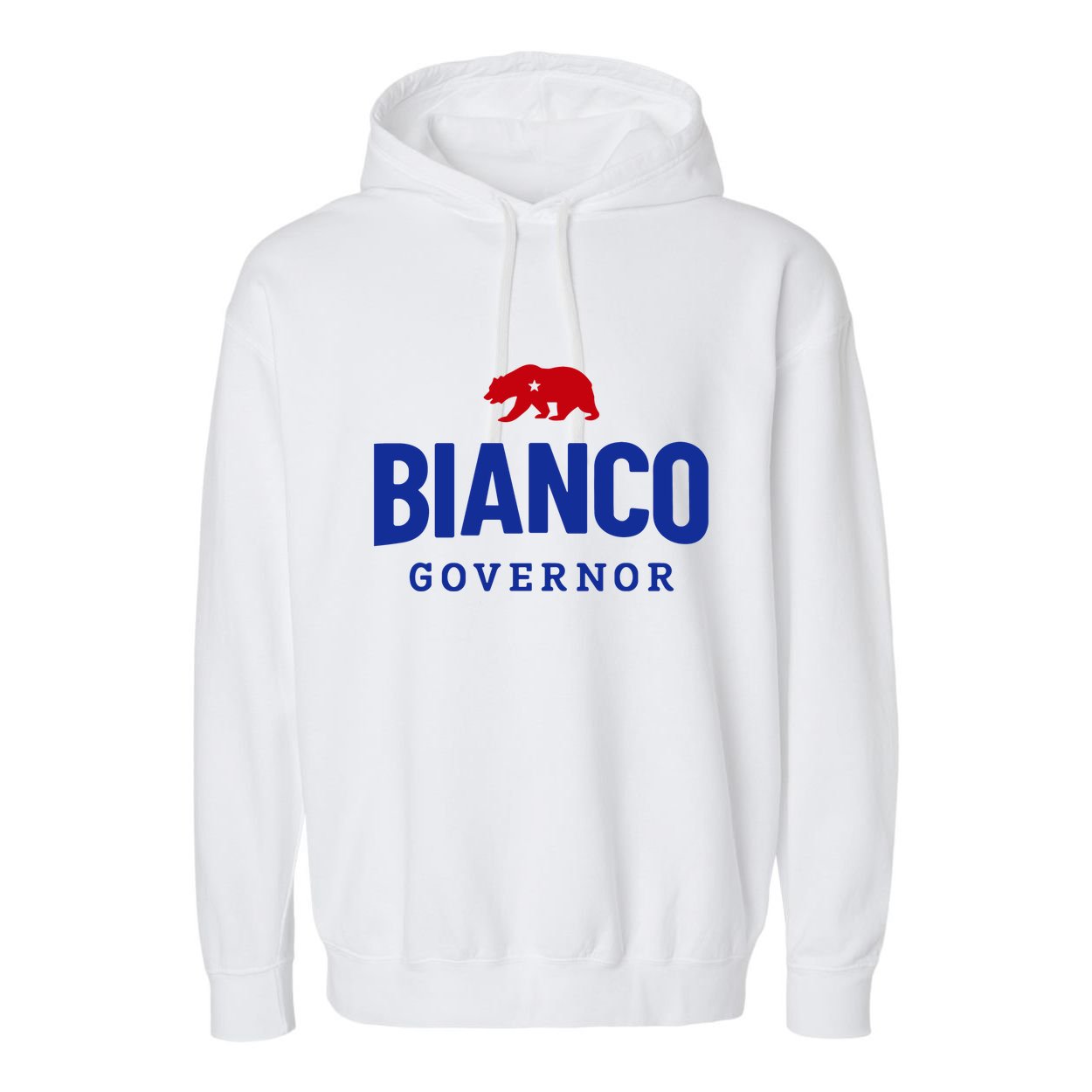 Bianco For Governor Garment-Dyed Fleece Hoodie