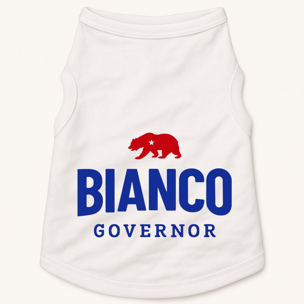 Bianco For Governor Doggie Tank
