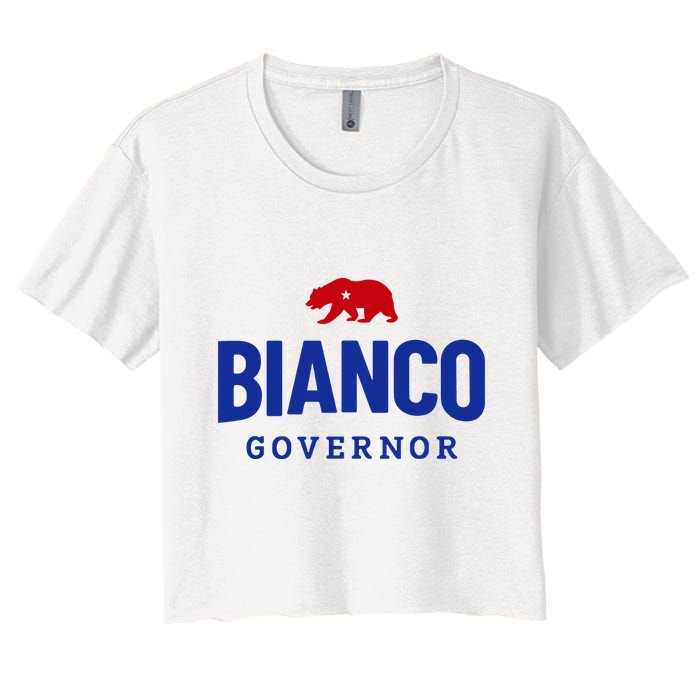 Bianco For Governor Crop Top