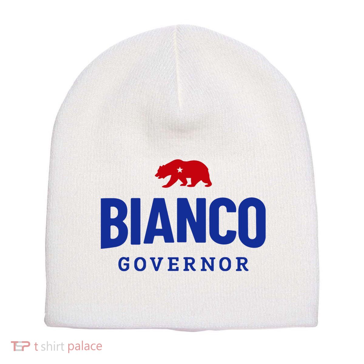 Bianco For Governor Short Acrylic Beanie