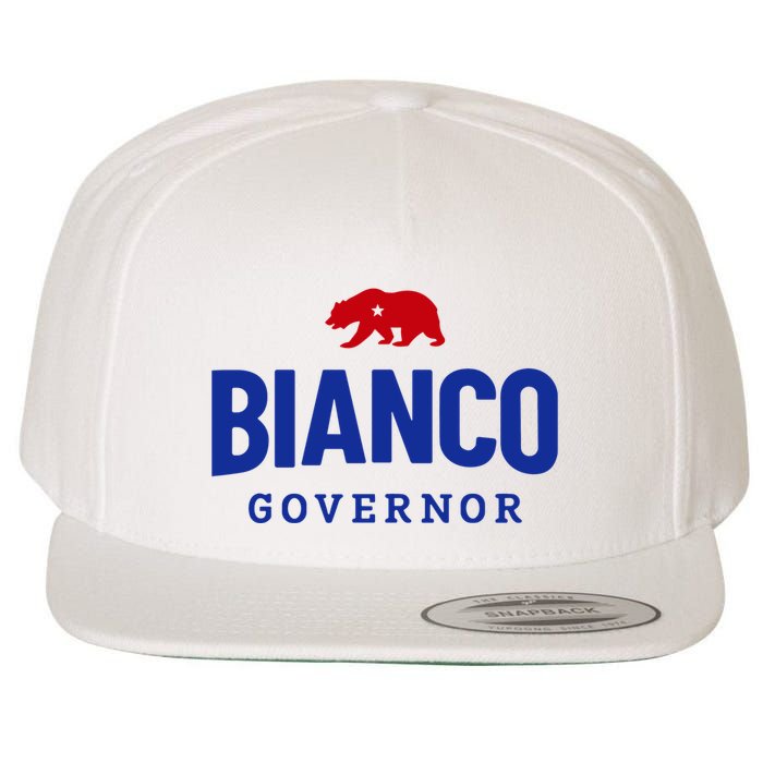 Bianco For Governor Wool Snapback Cap