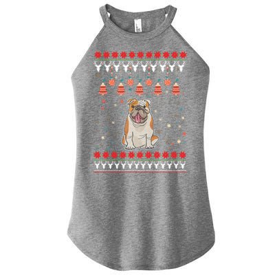 Bulldog Funny Gift For Christmas Funny Gift Women's Perfect Tri Rocker Tank