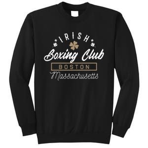 Boston Fighting Gift Design Irish Boxing Gift Idea Sweatshirt