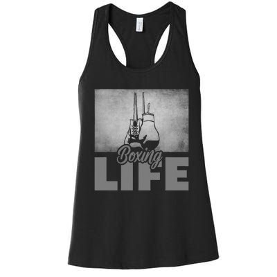 Boxing Funny Gift Women's Racerback Tank