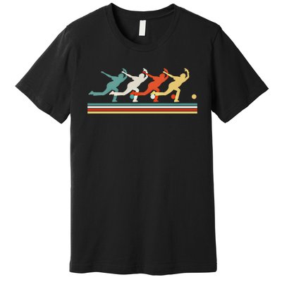 Bowling Funny Gift Premium T-Shirt