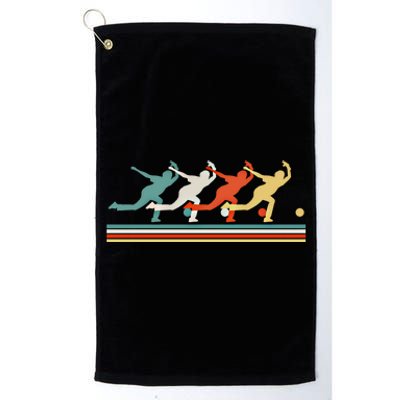 Bowling Funny Gift Platinum Collection Golf Towel