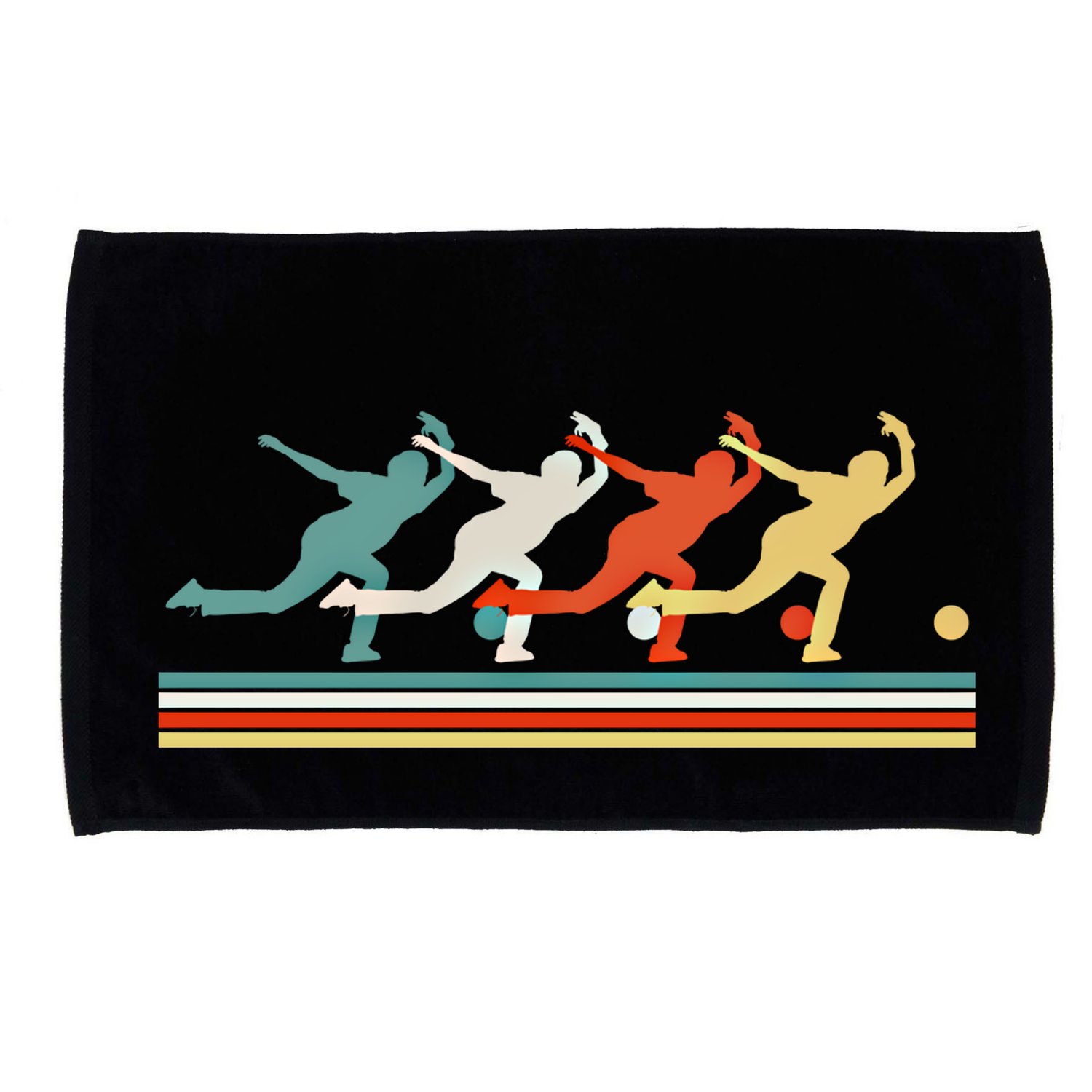 Bowling Funny Gift Microfiber Hand Towel