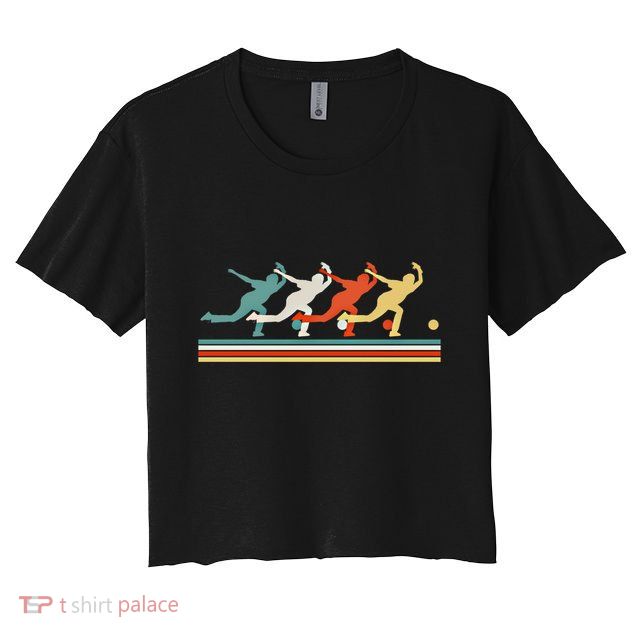 Bowling Funny Gift Crop Top