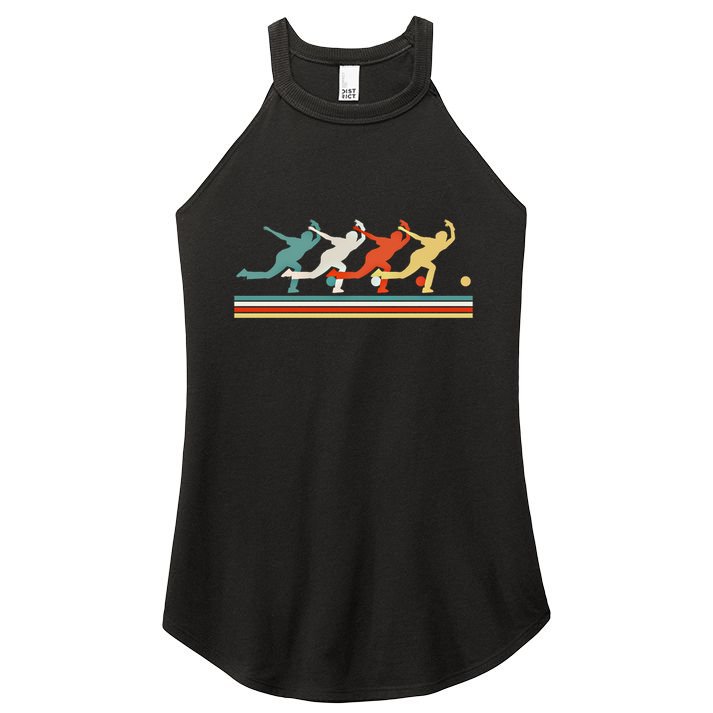 Bowling Funny Gift Women's Perfect Tri Rocker Tank