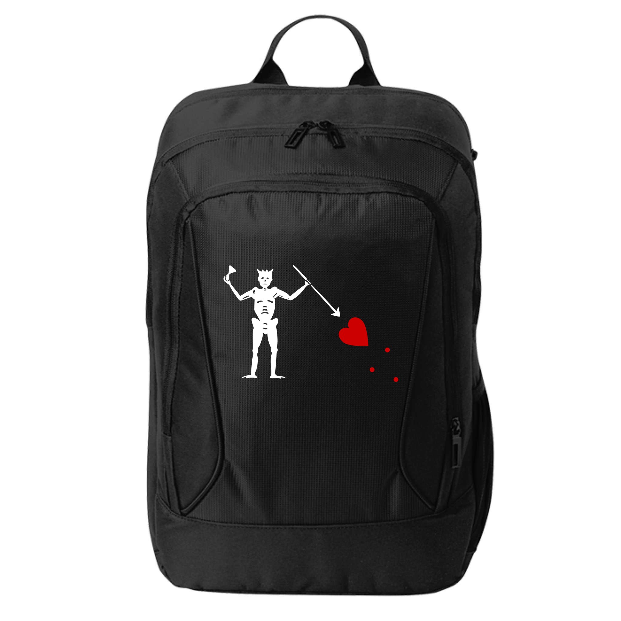 Blackbeard Flag Gift Jolly Roger Skull And Crossbones City Backpack
