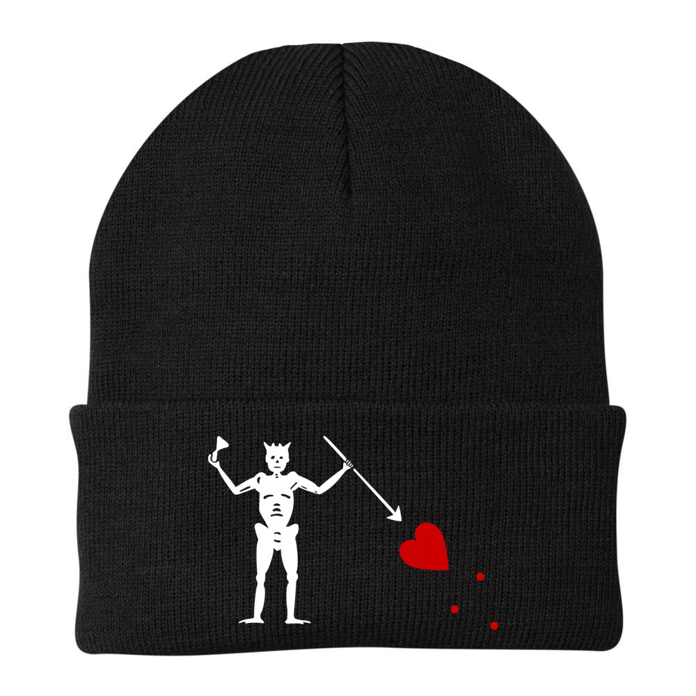 Blackbeard Flag Gift Jolly Roger Skull And Crossbones Beanie