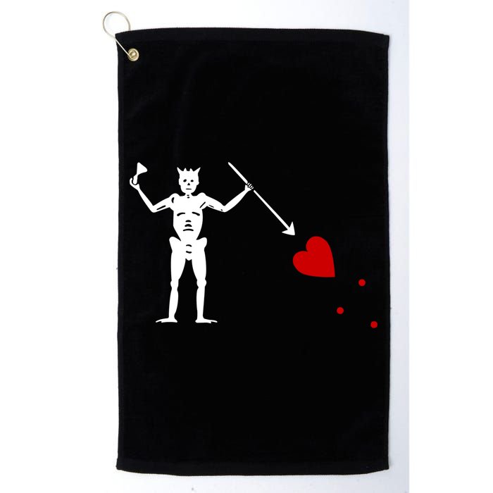 Blackbeard Flag Gift Jolly Roger Skull And Crossbones Golf Towel