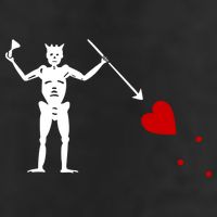 Blackbeard Flag Gift Jolly Roger Skull And Crossbones Golf Towel