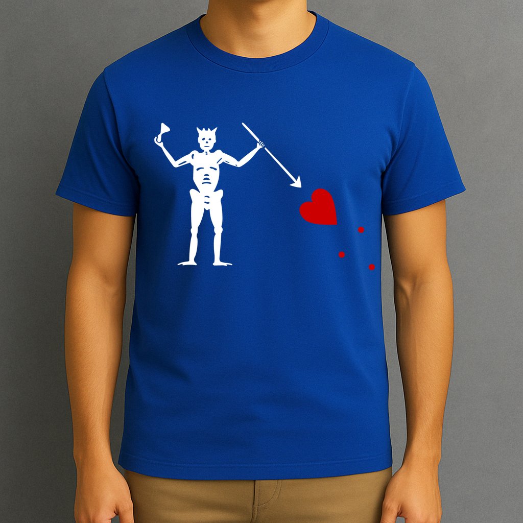 Blackbeard Flag Gift Jolly Roger Skull And Crossbones T-Shirt
