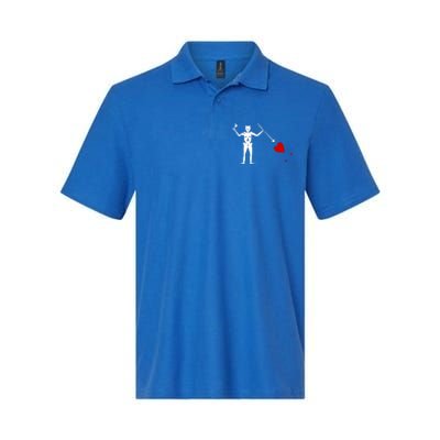 Blackbeard Flag Gift Jolly Roger Skull And Crossbones Softstyle Adult Sport Polo