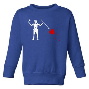 Blackbeard Flag Gift Jolly Roger Skull And Crossbones Toddler Sweatshirt