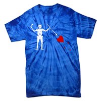 Blackbeard Flag Gift Jolly Roger Skull And Crossbones Tie-Dye T-Shirt