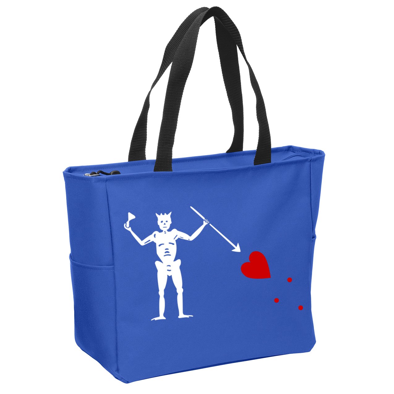 Blackbeard Flag Gift Jolly Roger Skull And Crossbones Zip Tote Bag