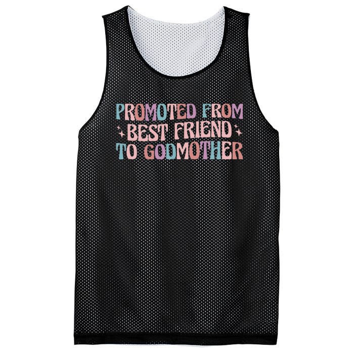 Best Friend Godmother Promoted From Best Friend To Godmother Mesh Reversible Basketball Jersey Tank