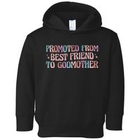 Best Friend Godmother Promoted From Best Friend To Godmother Toddler Hoodie