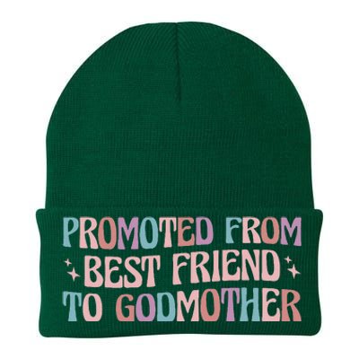 Best Friend Godmother Promoted From Best Friend To Godmother Knit Cap Winter Beanie