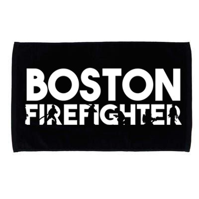 Boston Firefighter Gift Firefighter Dad Gift Great Gift Microfiber Hand Towel