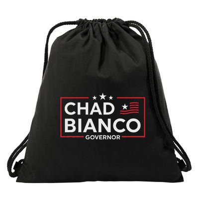 Bianco For Governor 2026 California Chad Bianco Drawstring Bag