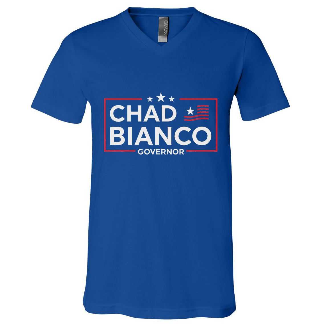 Bianco For Governor 2026 California Chad Bianco V-Neck T-Shirt