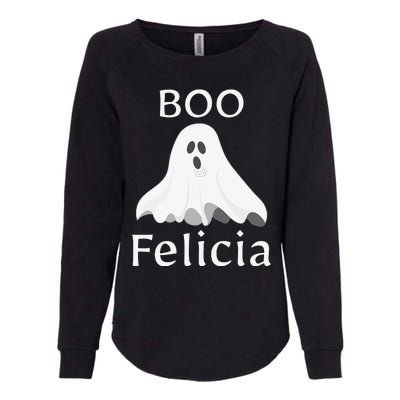 Boo Felicia Ghost Halloween Funny Spooky Gift Womens California Wash Sweatshirt