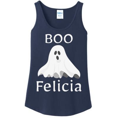 Boo Felicia Ghost Halloween Funny Spooky Gift Ladies Essential Tank