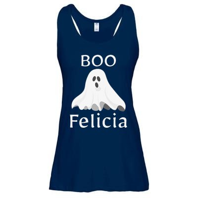 Boo Felicia Ghost Halloween Funny Spooky Gift Ladies Essential Flowy Tank