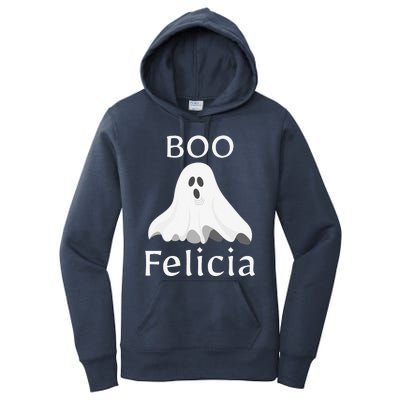 Boo Felicia Ghost Halloween Funny Spooky Gift Women's Pullover Hoodie