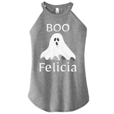 Boo Felicia Ghost Halloween Funny Spooky Gift Women’s Perfect Tri Rocker Tank