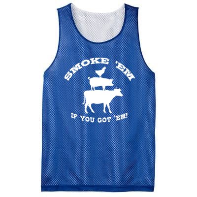 Bbq Funny Gift Meat Smoking Barbecue Gift Grilling Dad Mesh Reversible Basketball Jersey Tank