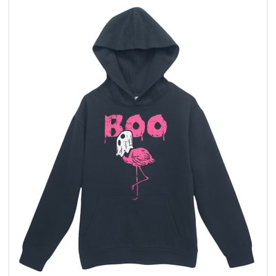 Boo Flamingo Ghost Fun Halloween Animal Bird Urban Pullover Hoodie