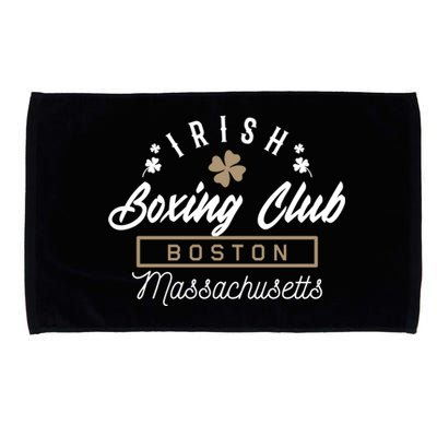 Boston Fighting Gift Design Irish Boxing Gift Idea Gift Microfiber Hand Towel